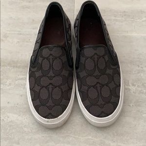 Coach black sneaker sz 6